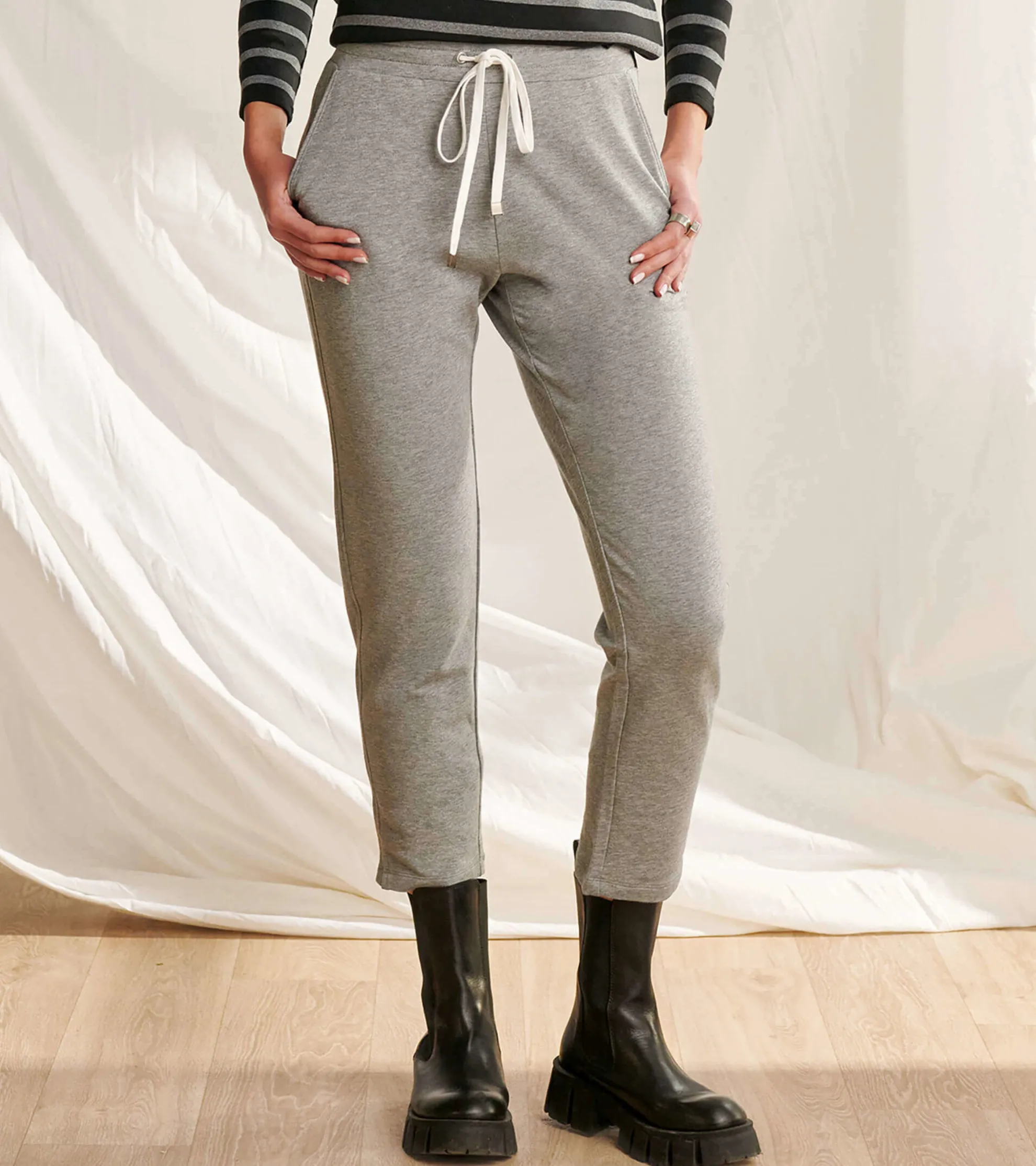 Sale Adrien Jogger - Charcoal Melange Women Bottoms