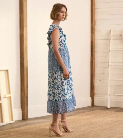 Online Aria Midi Dress - Shibori Mix Women Dresses