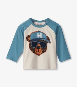 Hot Baby & Toddler Boys Cool Bears Long Sleeve T-Shirt Tops