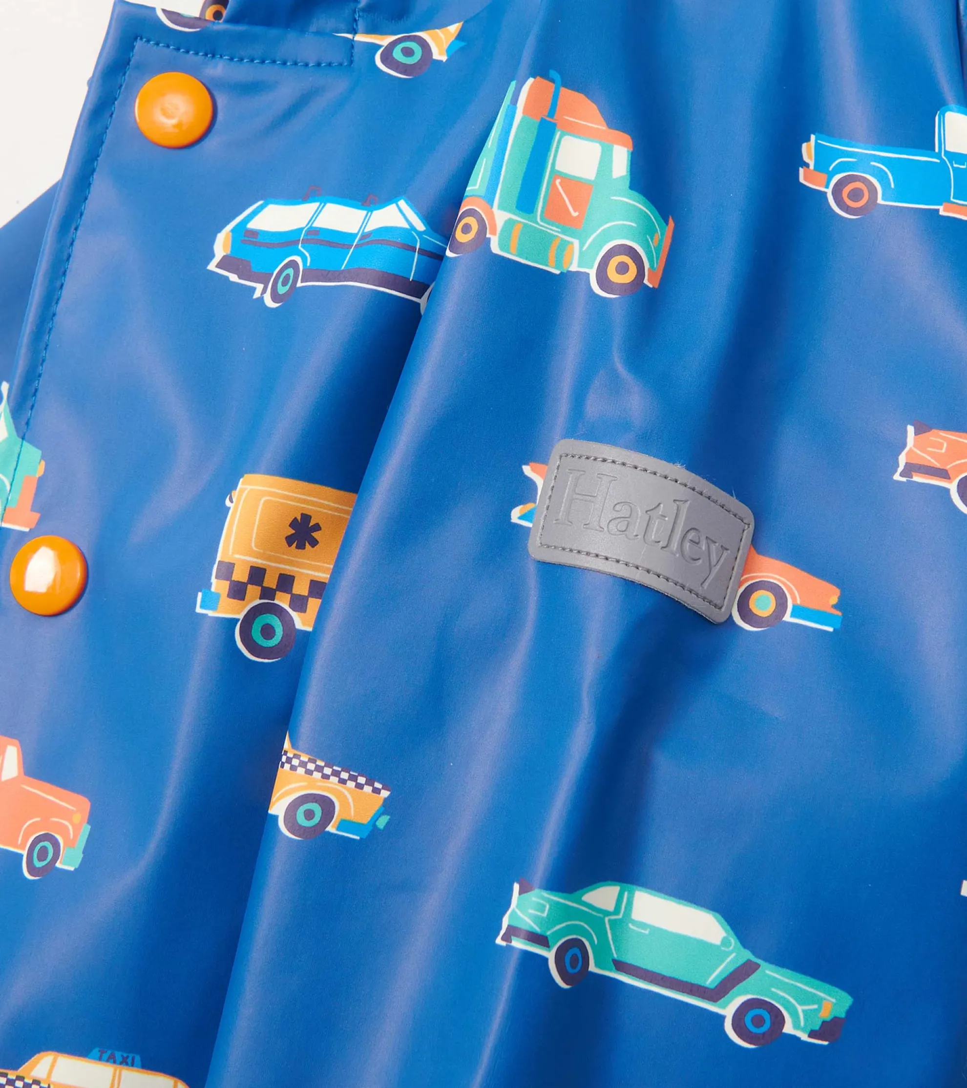 Online Baby & Toddler Boys Driving Cars Button-Up Rain Jacket Rainwear|Rainwear