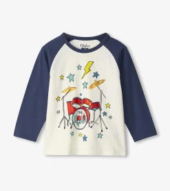 Discount Baby & Toddler Boys Drum Kit Long Sleeve T-Shirt Tops