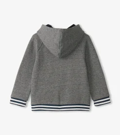 New Baby & Toddler Boys Flame Blue Zip-Up Hoodie Sweaters