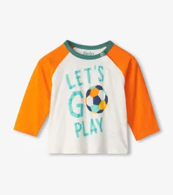 Hot Baby & Toddler Boys Let's Go Play Long Sleeve T-Shirt Tops