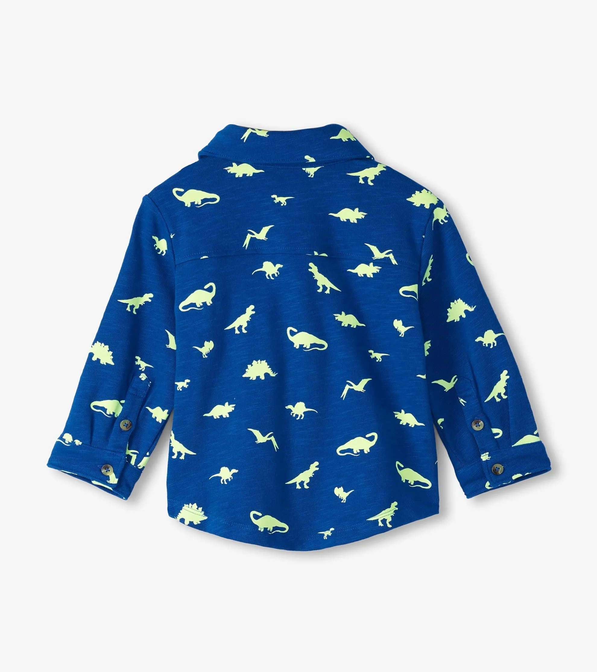 Online Baby & Toddler Boys Mini Dinos Button Down Shirt Tops