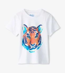 Clearance Baby & Toddler Boys Painted Tiger Graphic Tee Tops