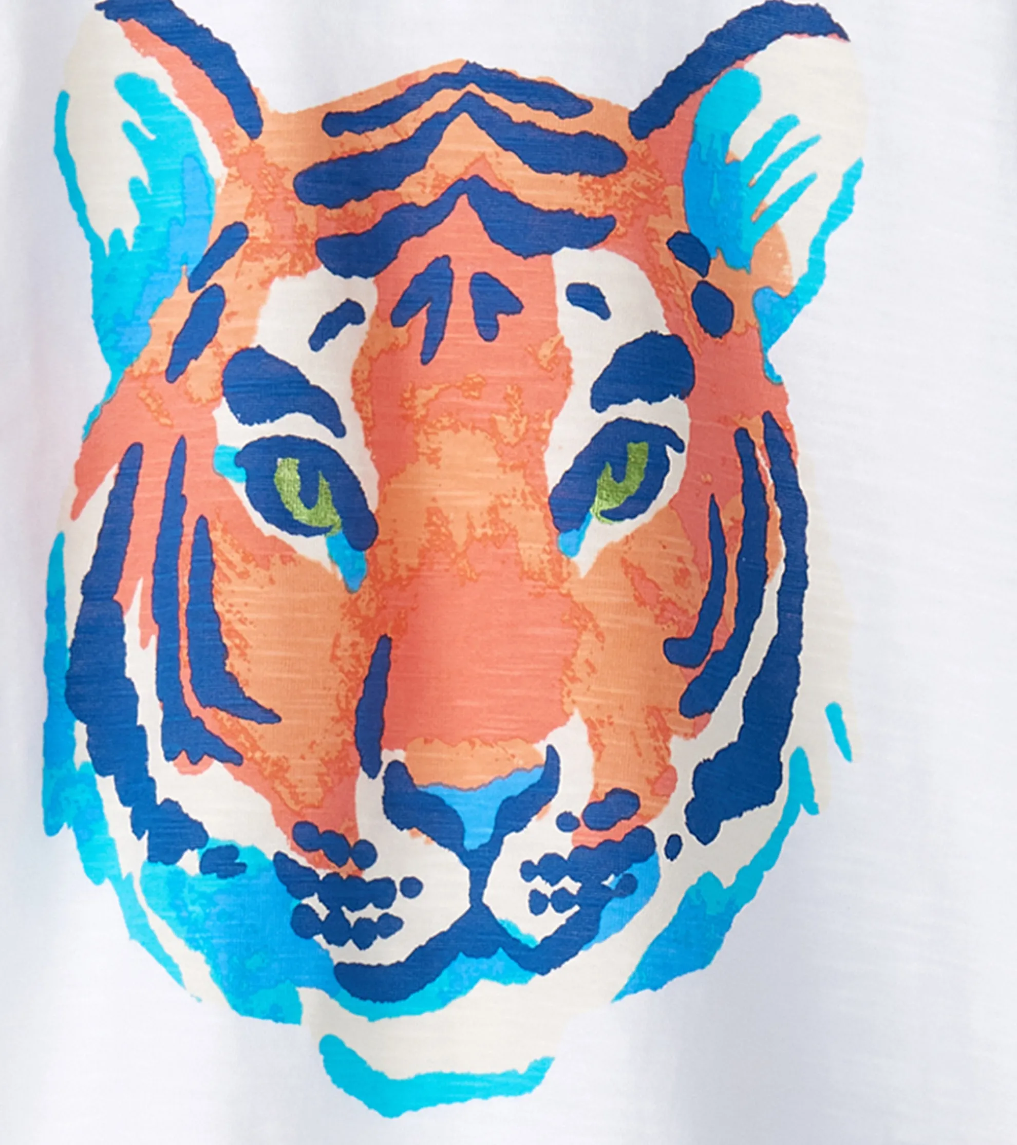 Clearance Baby & Toddler Boys Painted Tiger Graphic Tee Tops