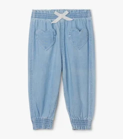Online Baby & Toddler Girls Denim Baggy Pants Bottoms