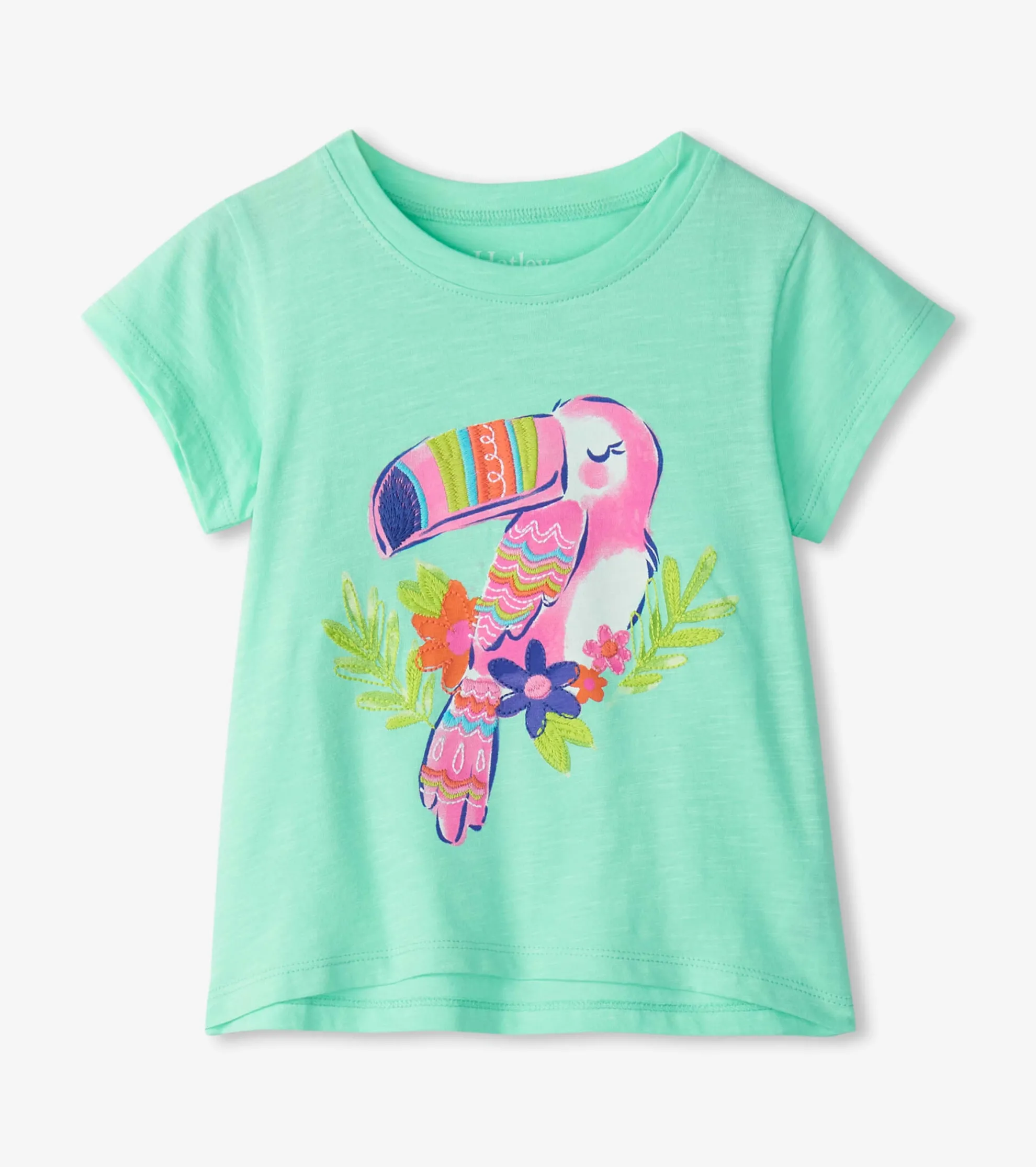 New Baby & Toddler Girls Garden Tucan Graphic Tee Tops