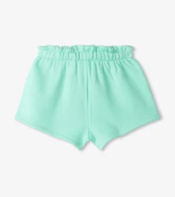Sale Baby & Toddler Girls Ice Green Paper Bag Shorts Bottoms
