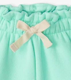 Sale Baby & Toddler Girls Ice Green Paper Bag Shorts Bottoms