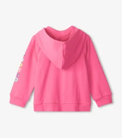 Sale Baby & Toddler Girls Pink Love Everywhere Hoodie Sweaters