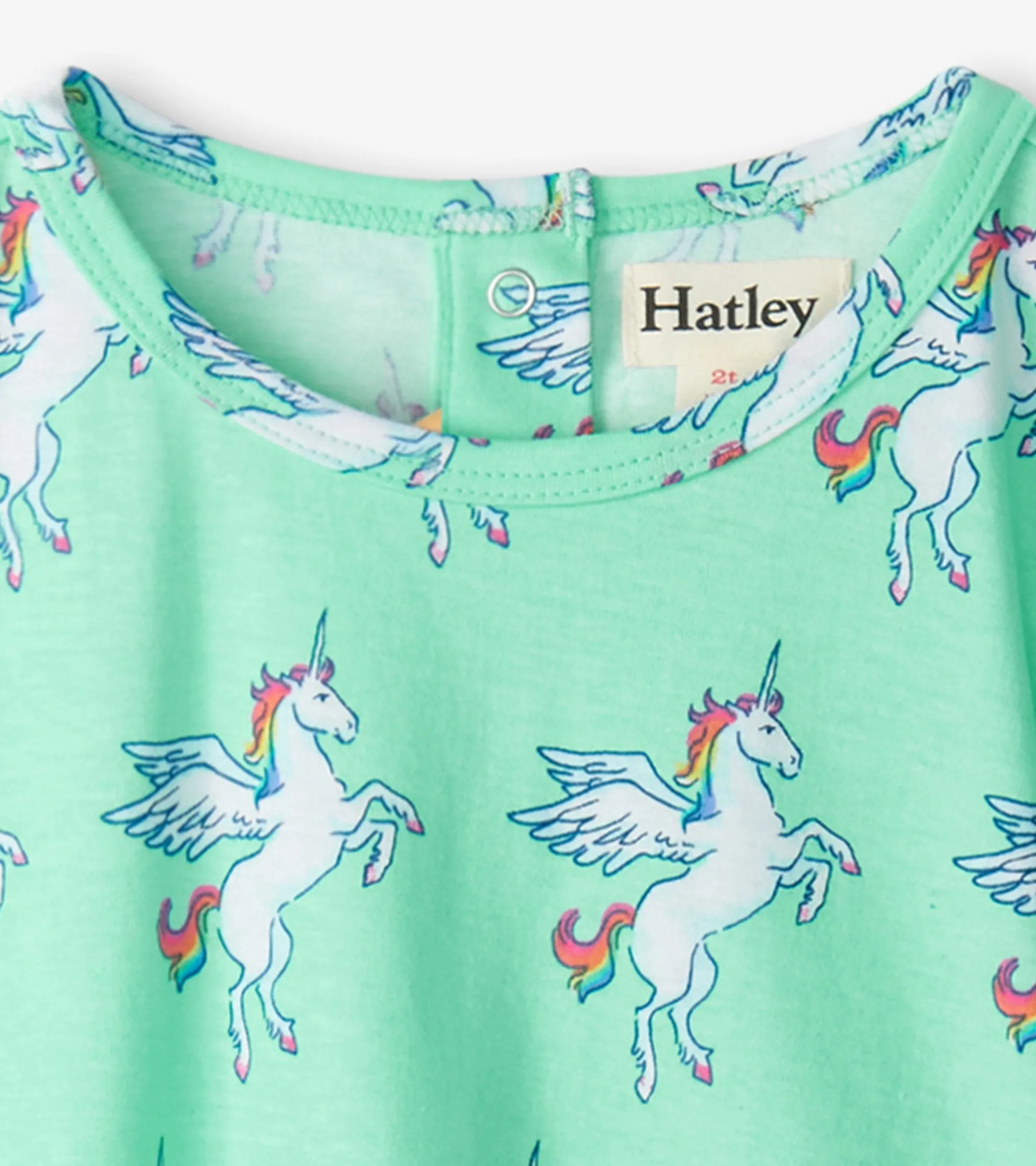 Online Baby & Toddler Girls Rainbow Unicorn Gathered Dress Dresses
