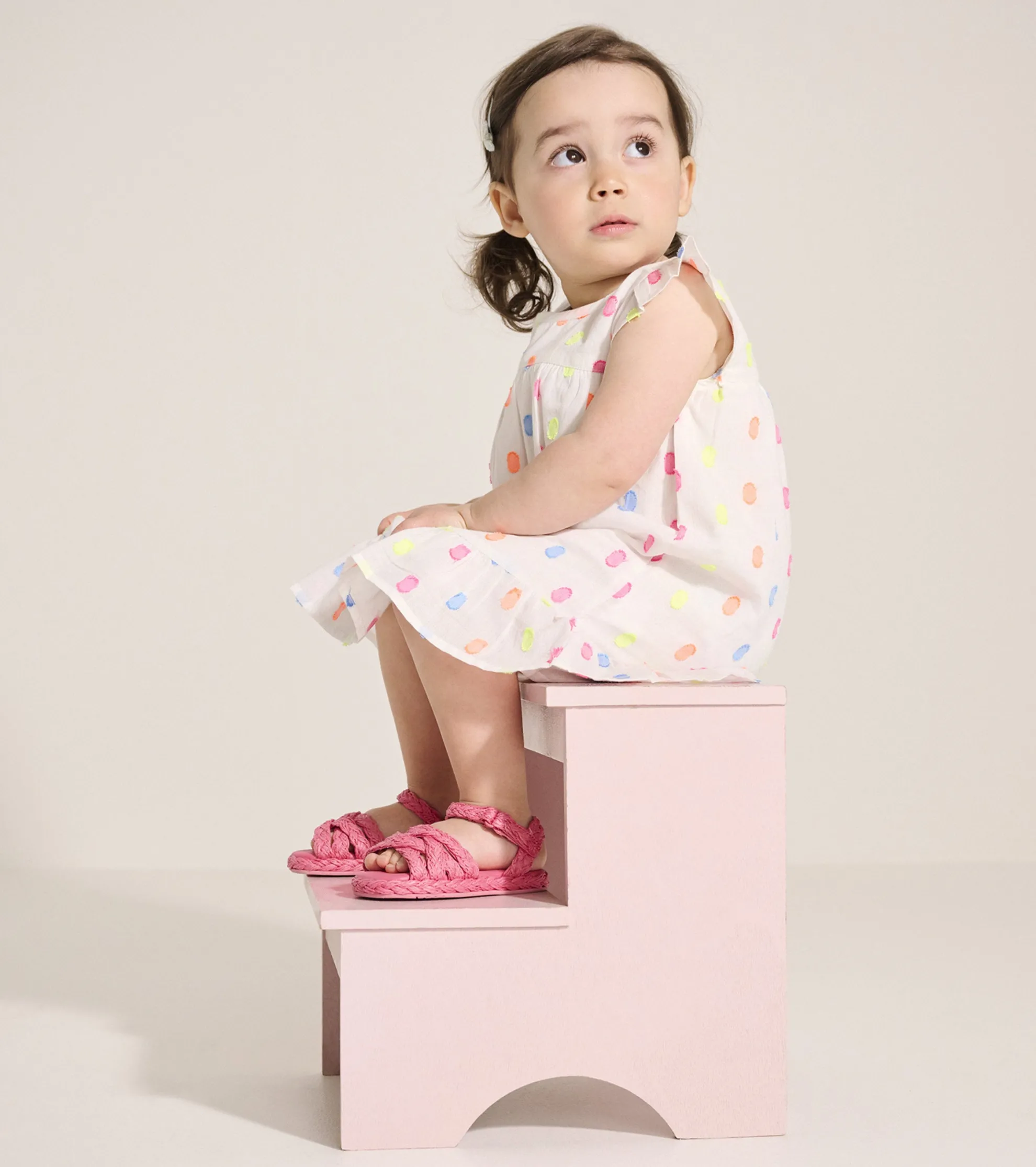Hot Baby & Toddler Girls Summer Dots Flounce Dress Dresses