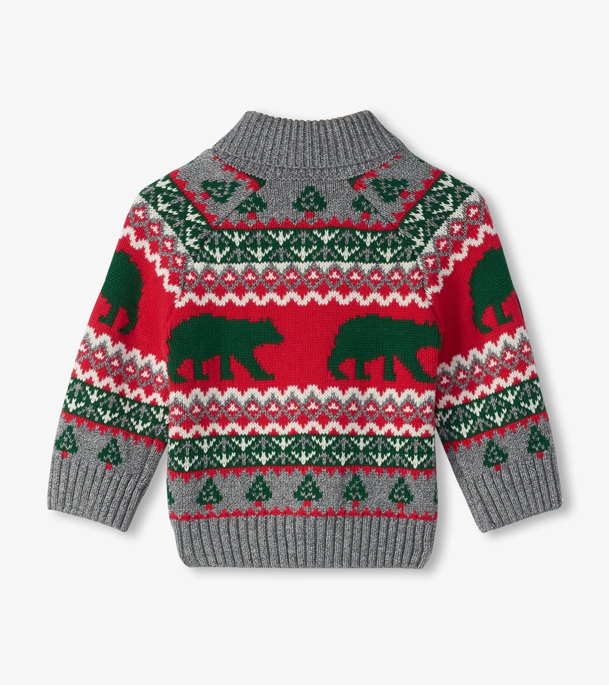Outlet Baby & Toddler Knit Bear Shawl Collar Cardigan Sweaters