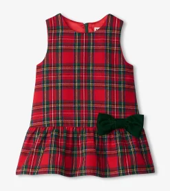 New Baby & Toddler Red Plaid Pinafore Dress Dresses