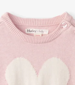 Online Baby Big Heart Sweater Onesie Sweaters|Rompers