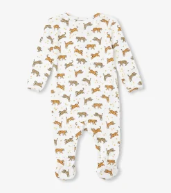 Hot Baby Boys Celestial Tigers Bamboo Sleeper Sleepwear|Sleepwear