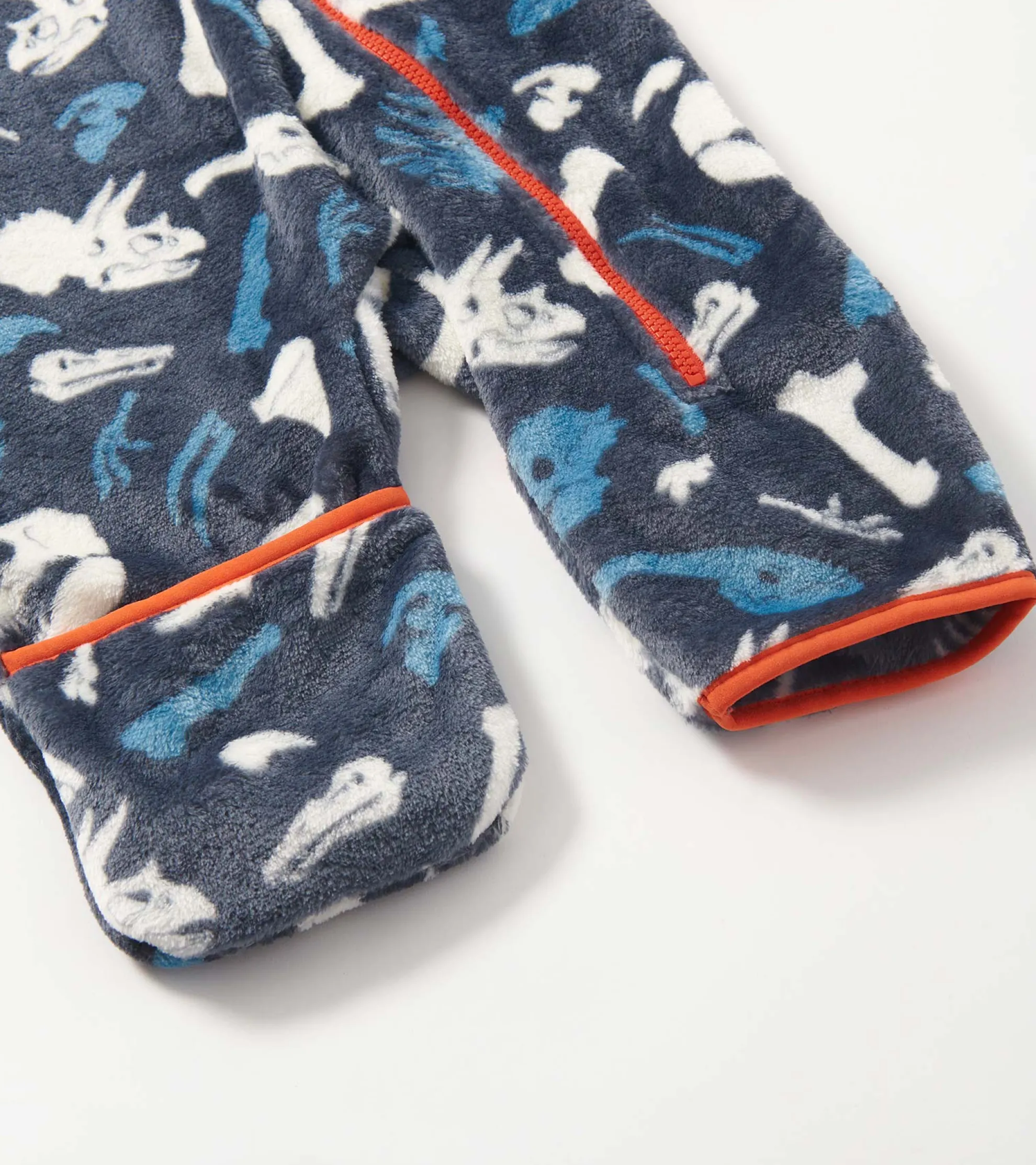 Best Baby Boys Dino Fossils Fleece Suit Sweaters|Outerwear