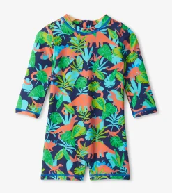 Discount Baby Boys Dino Jungle One-Piece Rashguard Swimwear|Swimwear