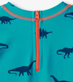 Clearance Baby Boys Dino Silhouette One-Piece Rashguard Swimwear|Swimwear