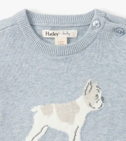 Online Baby Boys Little Bulldog Sweater Romper Sweaters|Rompers