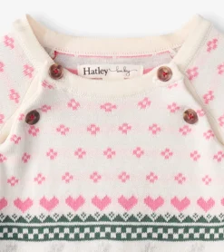 Baby Deer Fairisle Sweater Onesie Sweaters|Rompers
