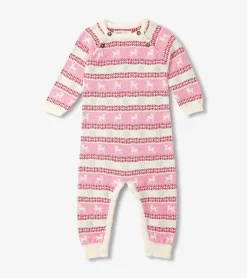 Outlet Baby Doe Fair Isle Sweater Romper Rompers
