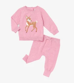 New Baby Girls Baby Doe Pullover Sweater & Pants Sweaters