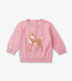 New Baby Girls Baby Doe Pullover Sweater & Pants Sweaters
