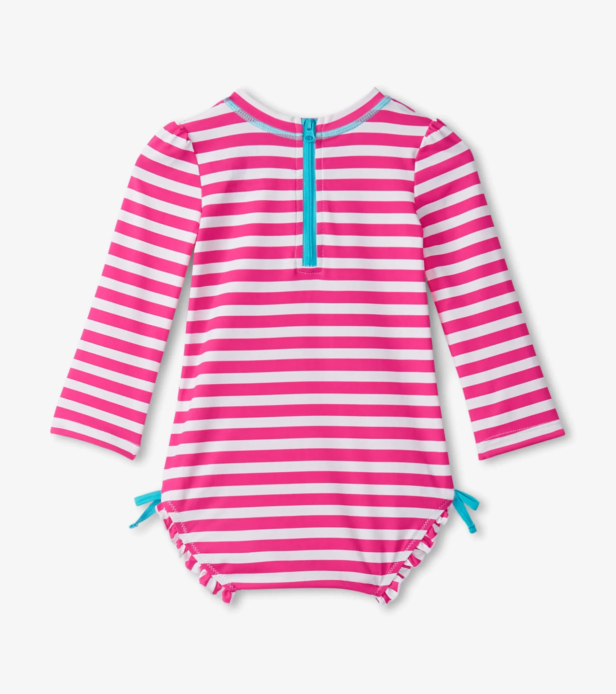 New Baby Girls Candy Stripes Rashguard Swimsuit Swimwear|Swimwear