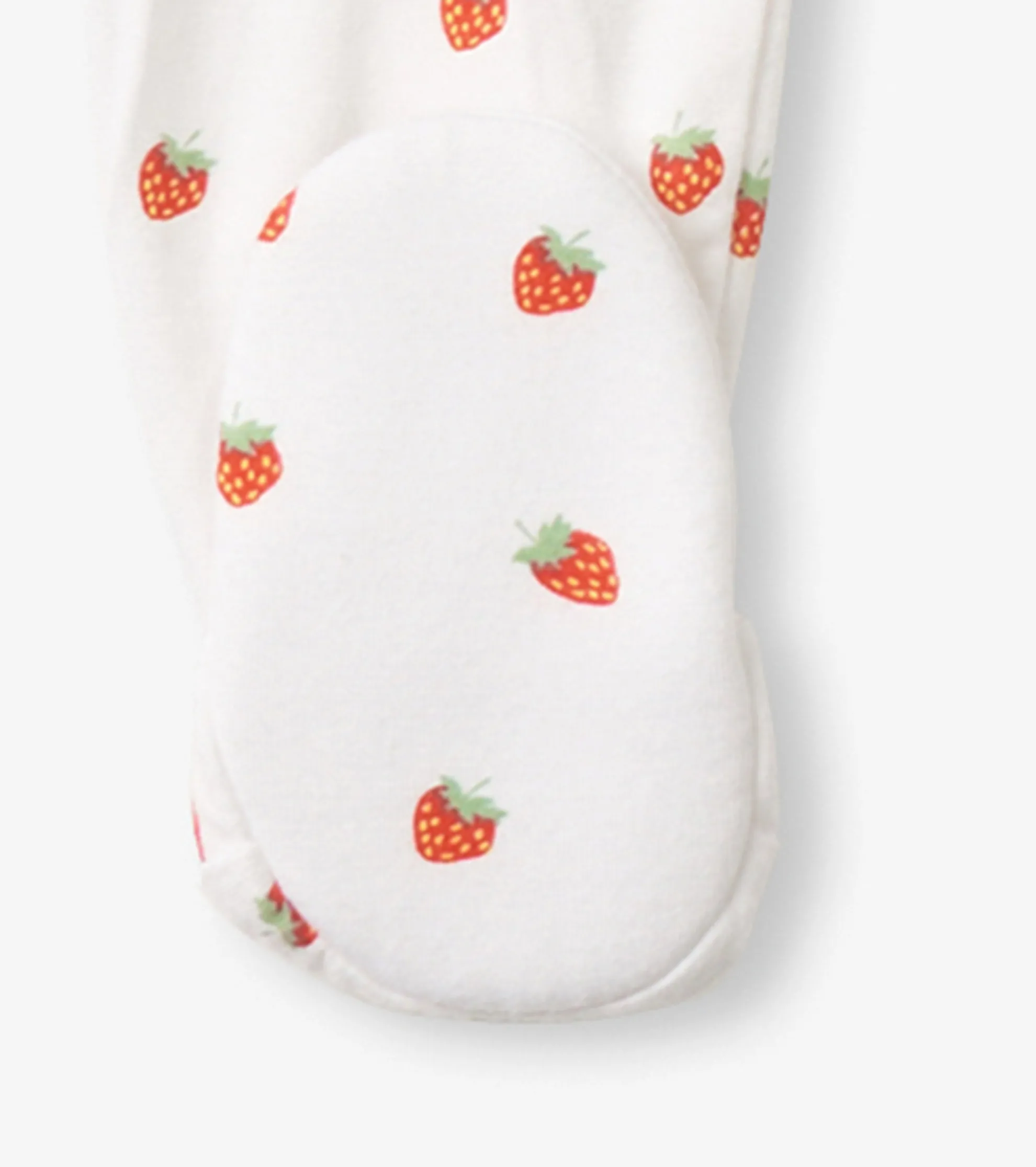 Discount Baby Girls Ditsy Strawberries Footed Sleeper Sleepwear|Sleepwear