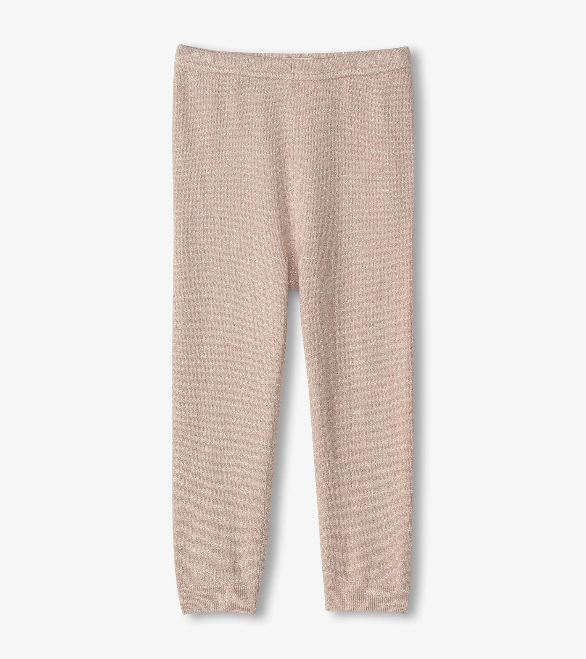 Clearance Baby Girls Gold Glitter Cable Knit Leggings Bottoms