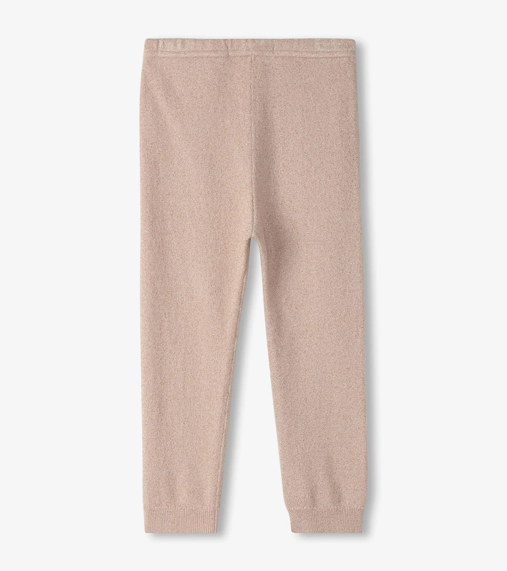 Clearance Baby Girls Gold Glitter Cable Knit Leggings Bottoms