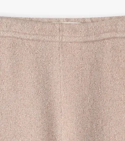 Clearance Baby Girls Gold Glitter Cable Knit Leggings Bottoms