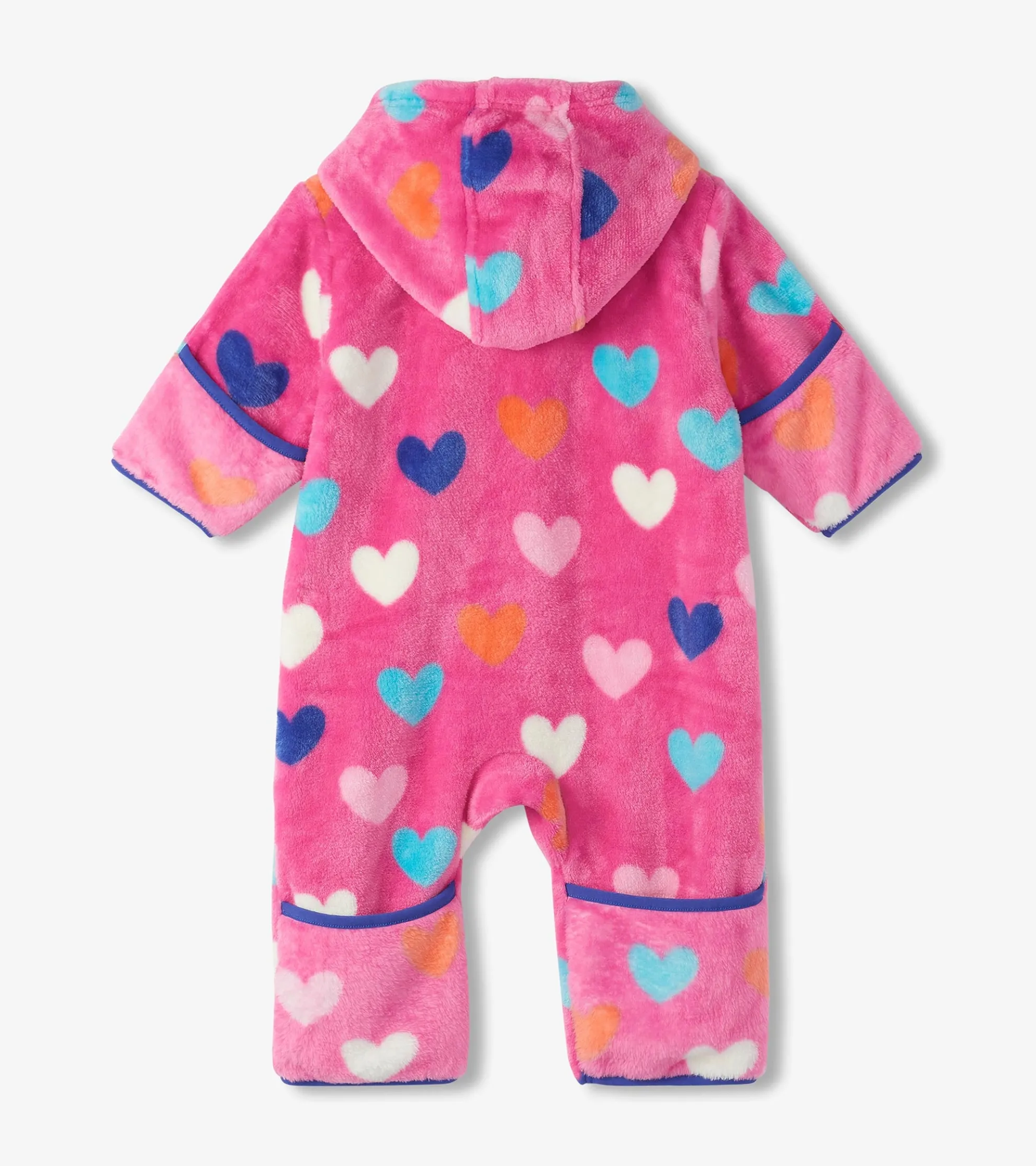 Discount Baby Girls Hearts Fleece Suit Sweaters|Outerwear