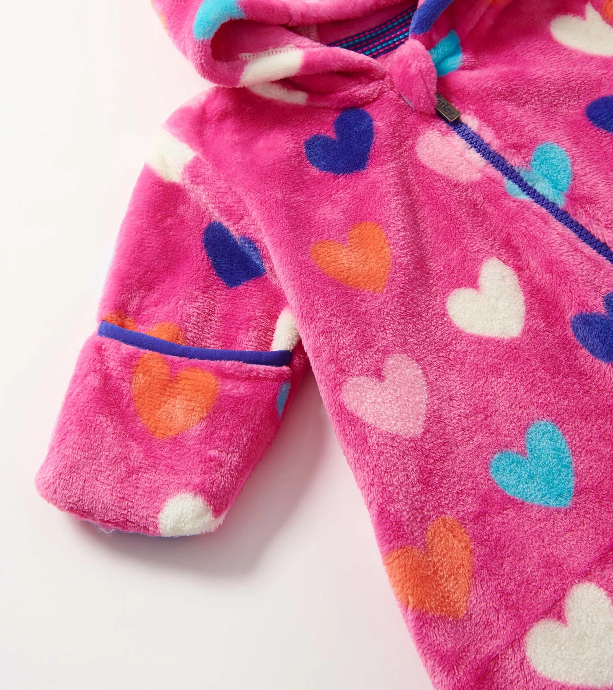 Discount Baby Girls Hearts Fleece Suit Sweaters|Outerwear