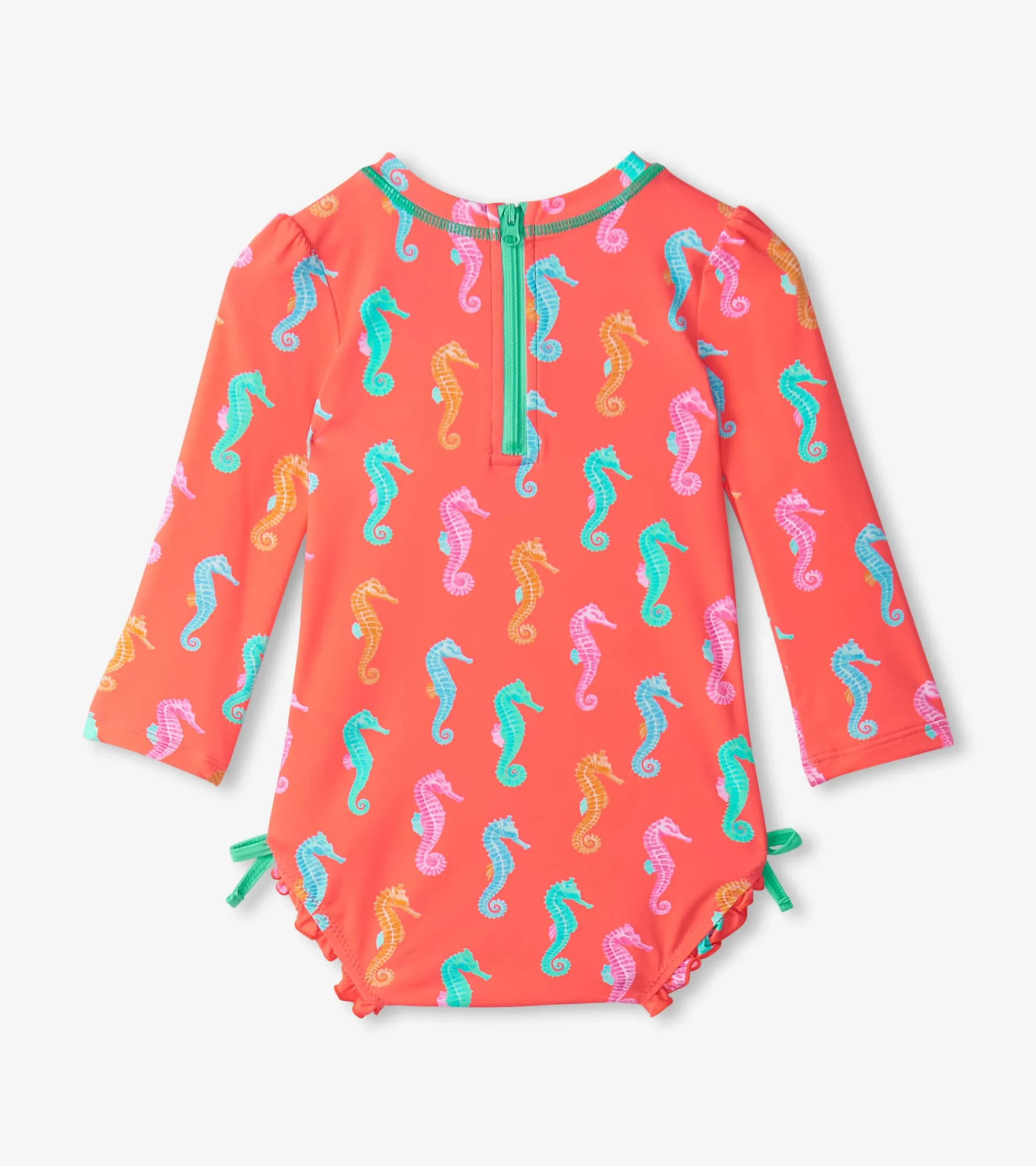 Baby Girls Painted Sea Rashguard Swimsuit Swimwear|Swimwear