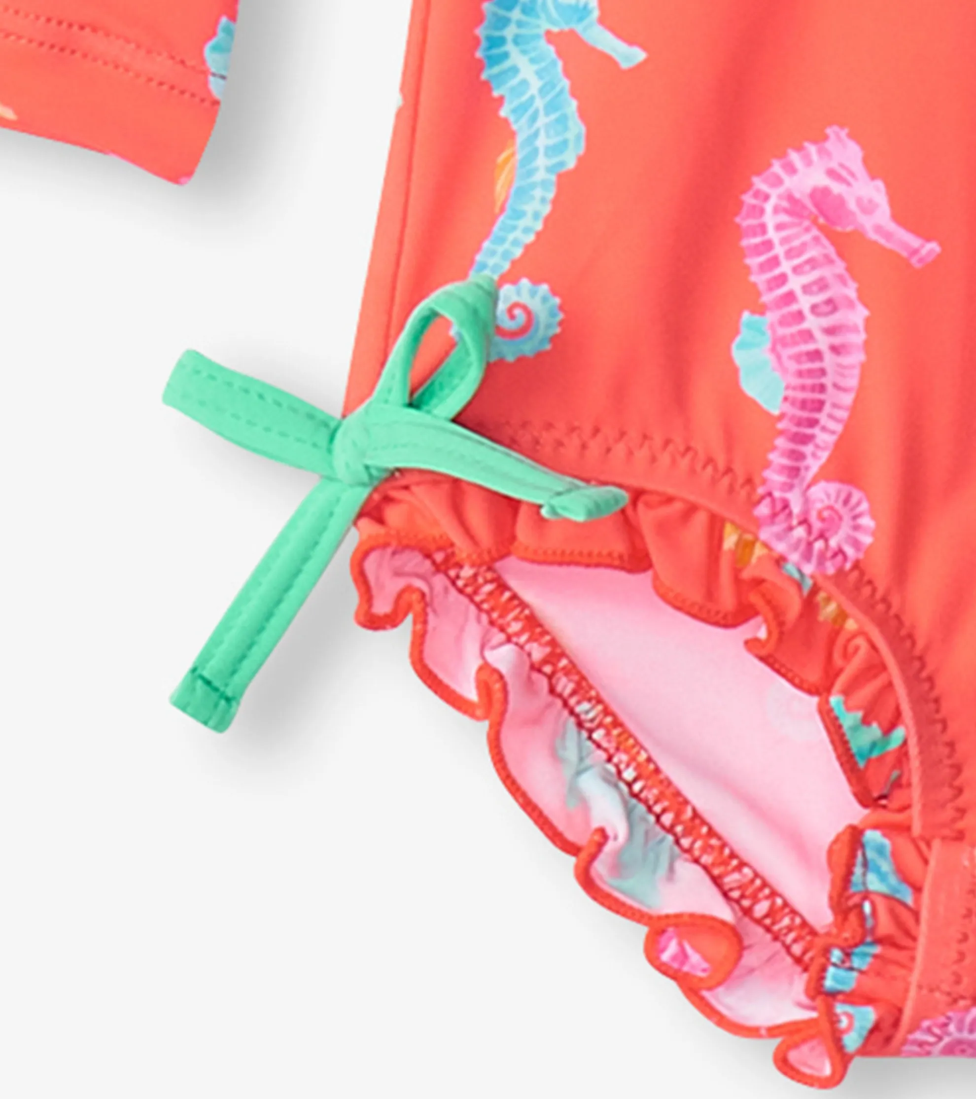 Baby Girls Painted Sea Rashguard Swimsuit Swimwear|Swimwear