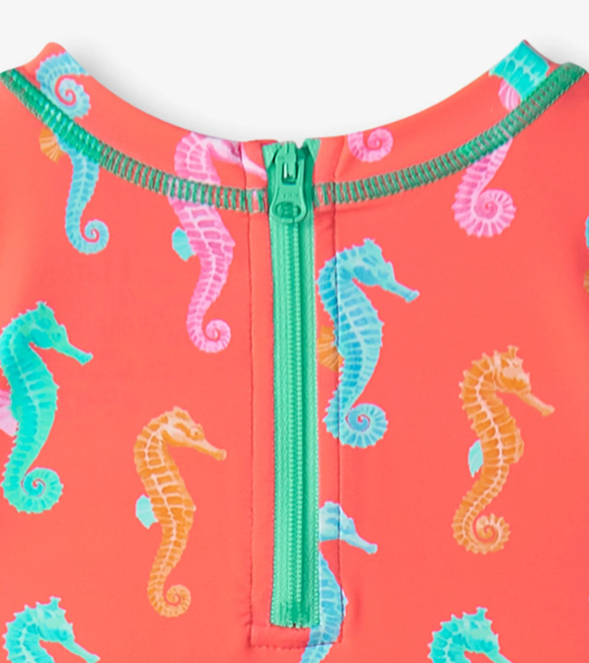 Baby Girls Painted Sea Rashguard Swimsuit Swimwear|Swimwear