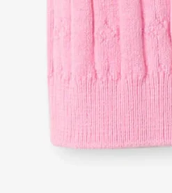 Discount Baby Pink Cable Knit Leggings Bottoms