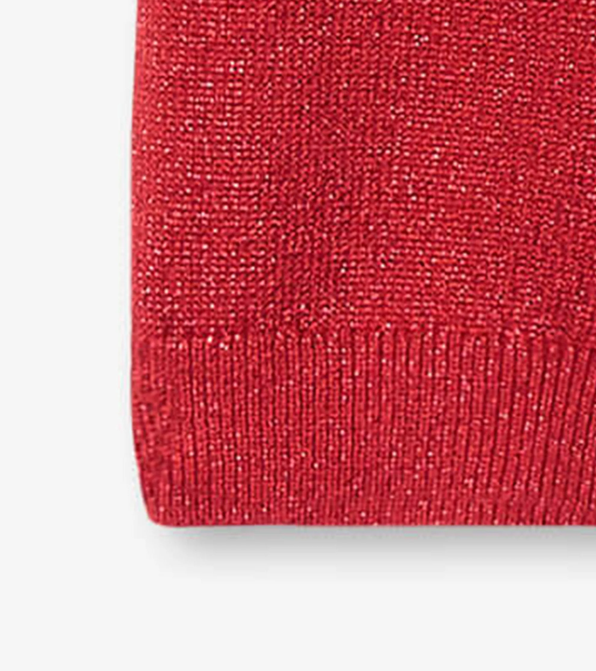 Baby Red Shimmer Cable Knit Leggings Bottoms