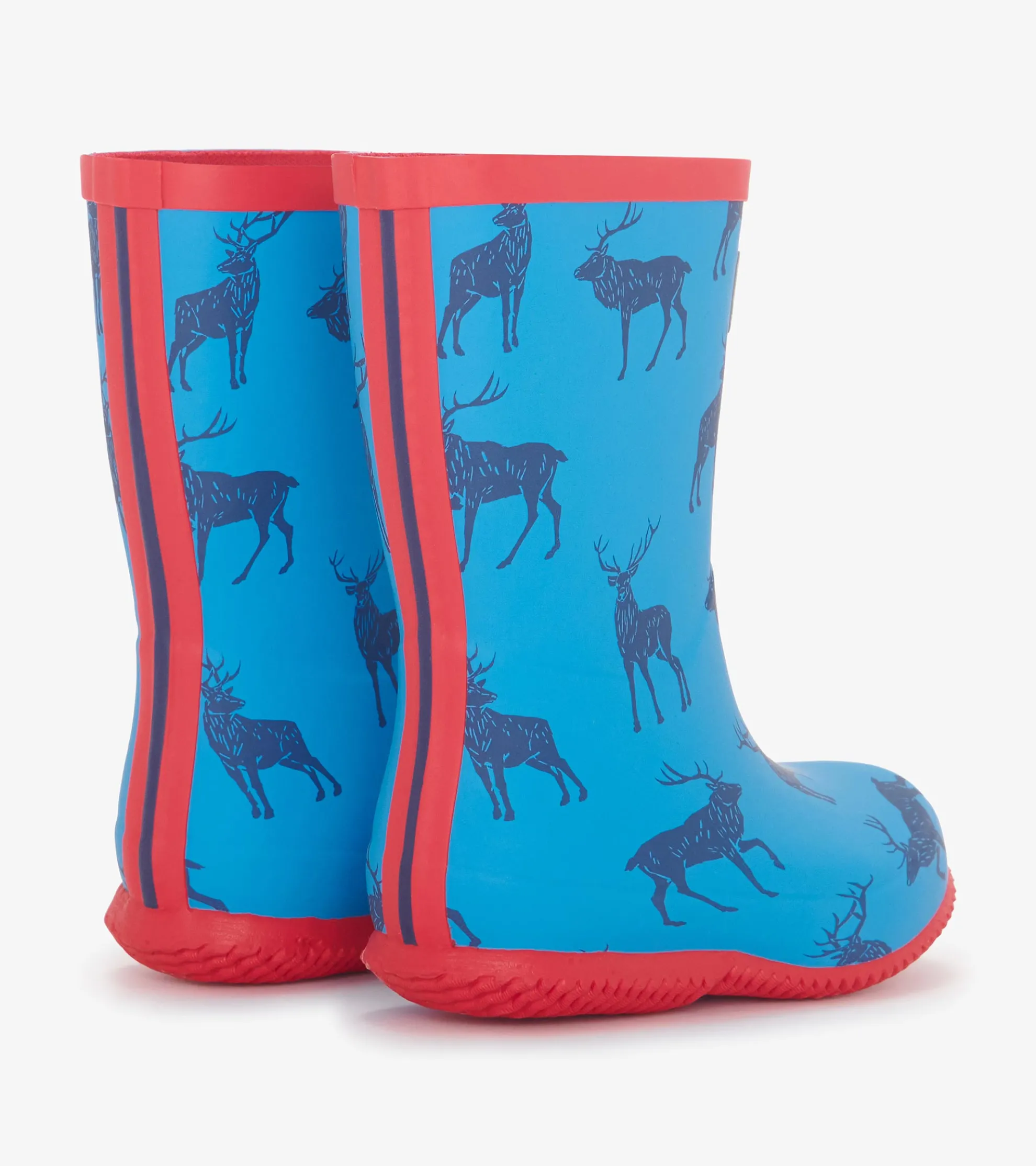 Best Boys Blue Elks Packable Rain Boots BOY Rainwear|Rainwear