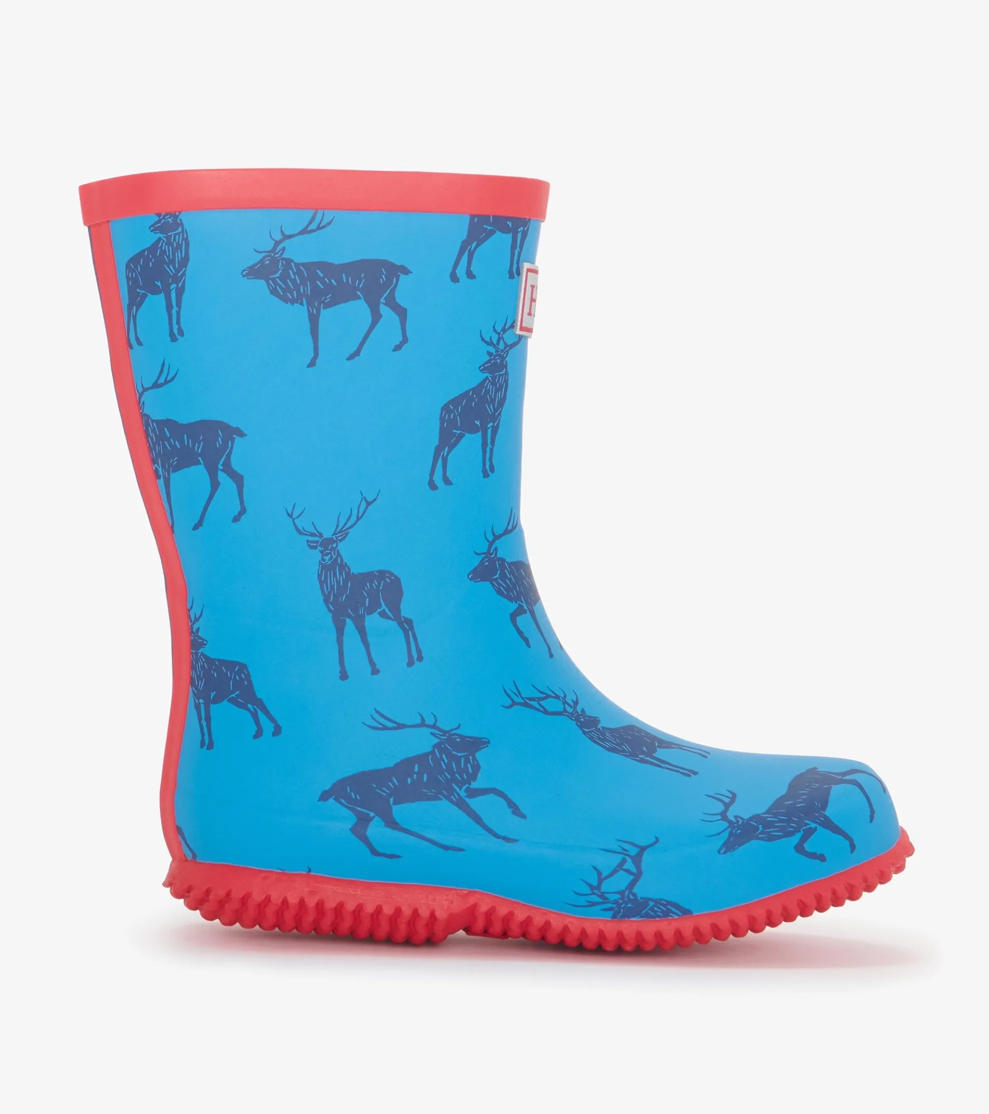 Best Boys Blue Elks Packable Rain Boots BOY Rainwear|Rainwear