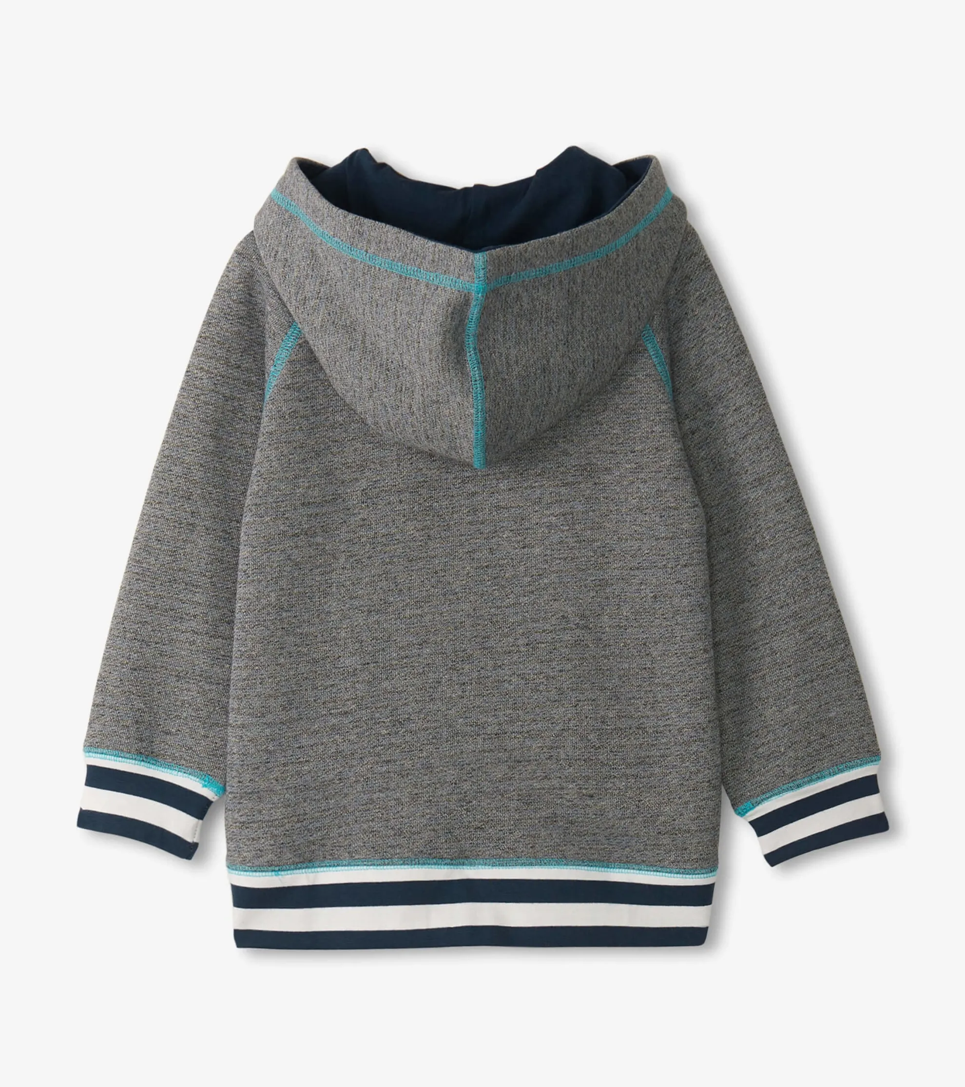 Hot Boys Blue Flame Zip-Up Hoodie BOY Tops|Sweaters