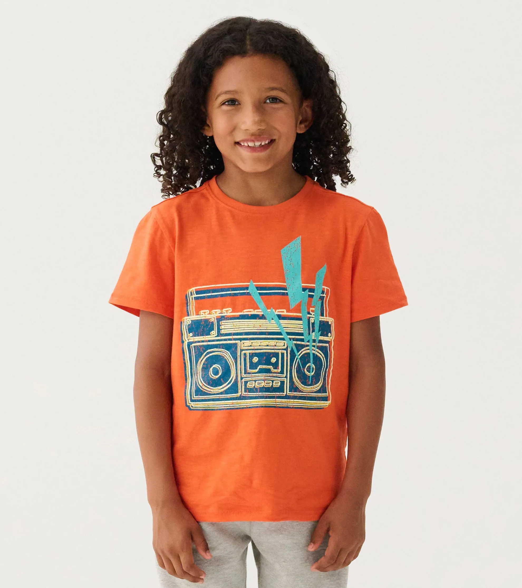 New Boys Boombox Glow in the Dark Graphic Tee BOY Tops