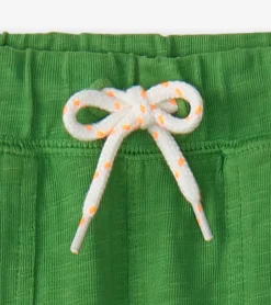 Outlet Boys Camp Green Relaxed Shorts BOY Bottoms