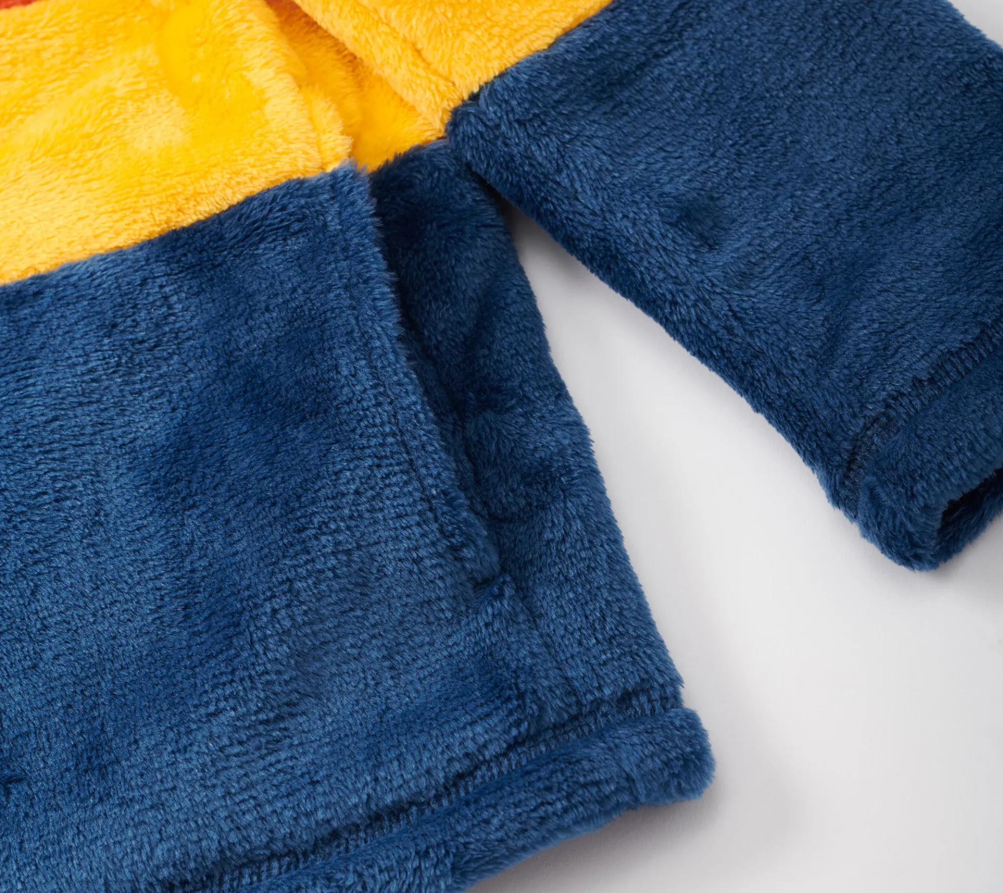 Online Boys Colour Block Fuzzy Fleece Zip-Up Jacket BOY Outerwear|Sweaters