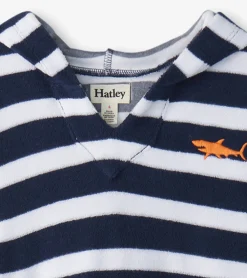 Online Boys Deep Sea Stripes Terry Pullover Hoodie BOY Swimwear|Swimwear