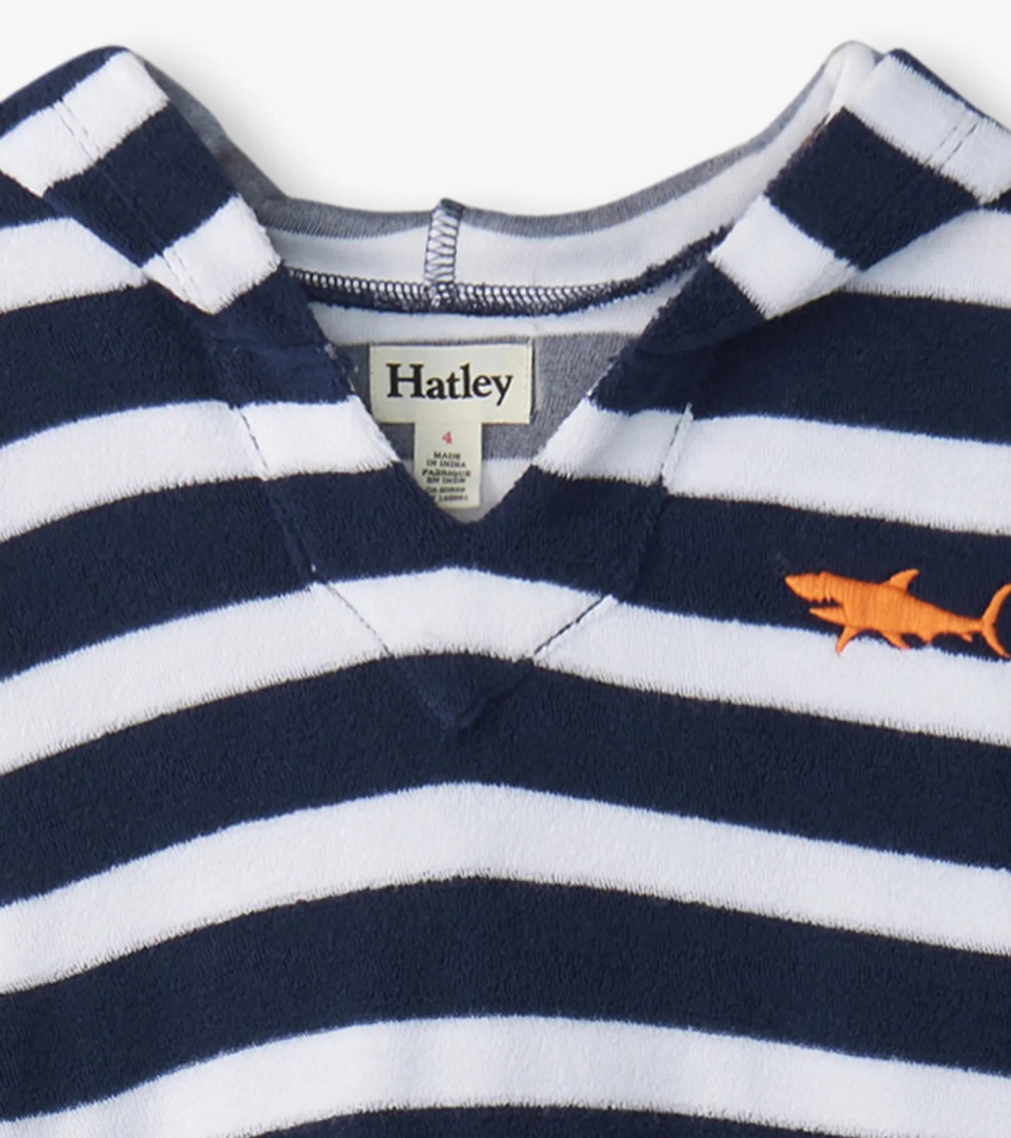 Online Boys Deep Sea Stripes Terry Pullover Hoodie BOY Swimwear|Swimwear