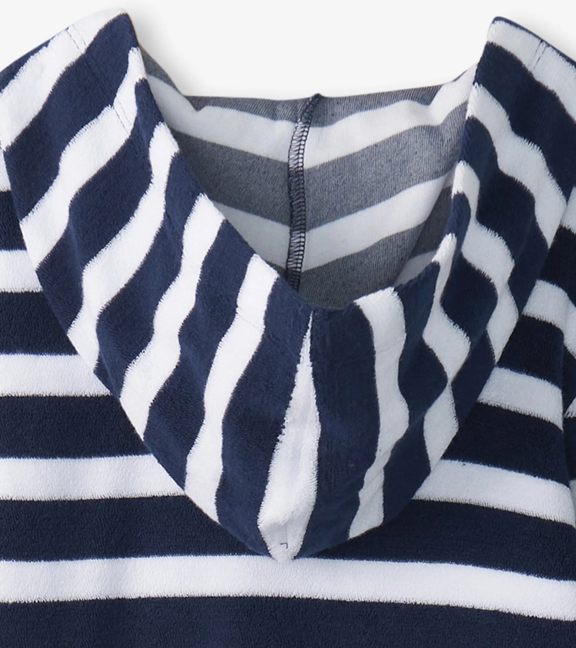 Online Boys Deep Sea Stripes Terry Pullover Hoodie BOY Swimwear|Swimwear